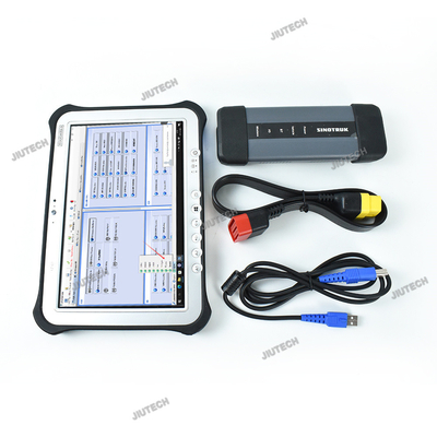 For HOWO Sinotruk Scan Tool For HOWO/A7/T7H/Sitrak/Hohan Heavy Duty Truck Diagnostic Tool With FZ G1 Tablet Ready To Use