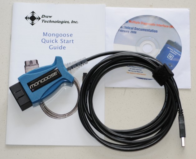 Cable de alto rendimiento del programa de diagnóstico del analizador de la tecnología del GM de MongoosePro