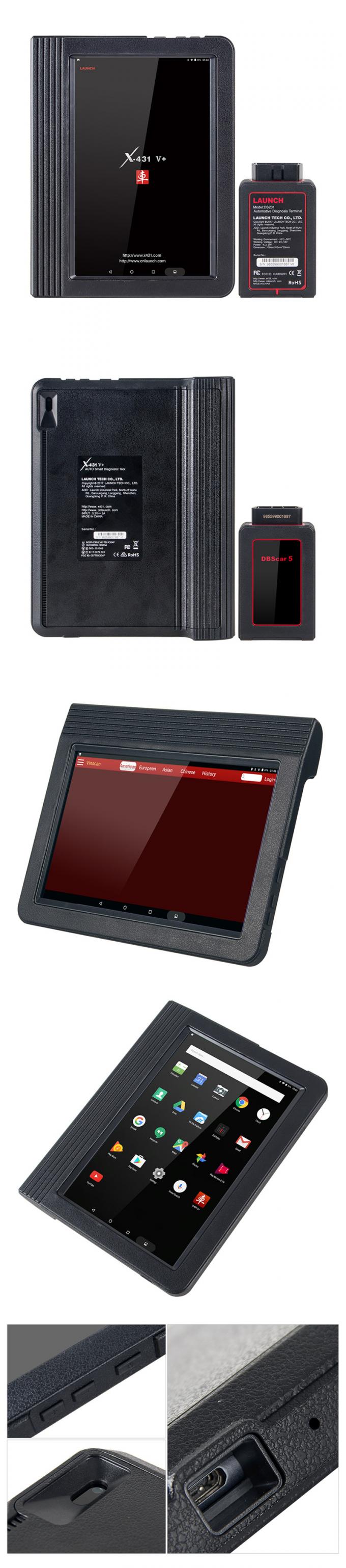 X431 V+ para el escáner X431 V+ del coche del lanzamiento del gasoline&diesel 12V para el diagnosti lleno del auto del sistema del ECU de los coches del gasoline&diesel 12V
