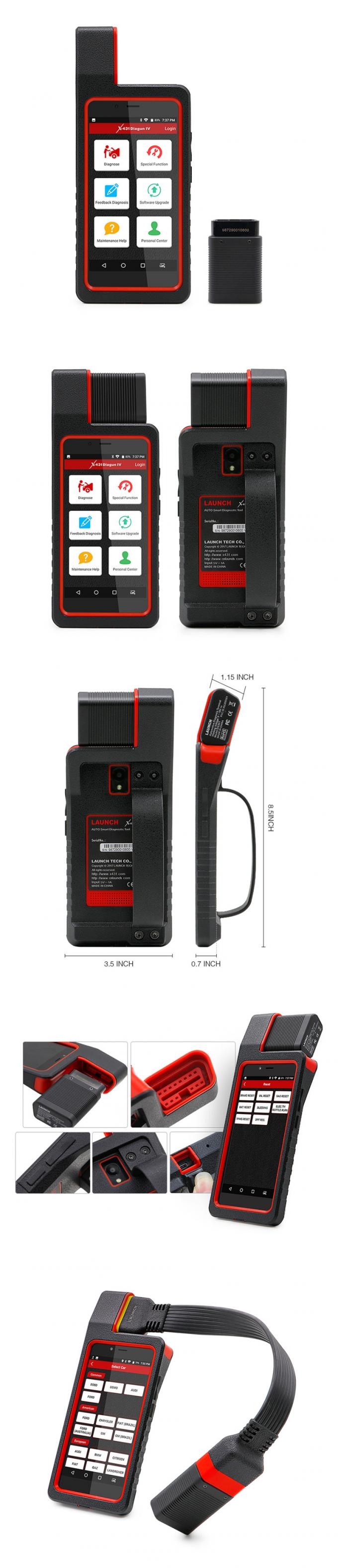 Ayuda completa Bluetooth de la herramienta de diagnóstico del LANZAMIENTO X431 Diagun IV EL ECU/escáner de Wifi X-431 Diagun IV bueno que el diagun iii/3 como