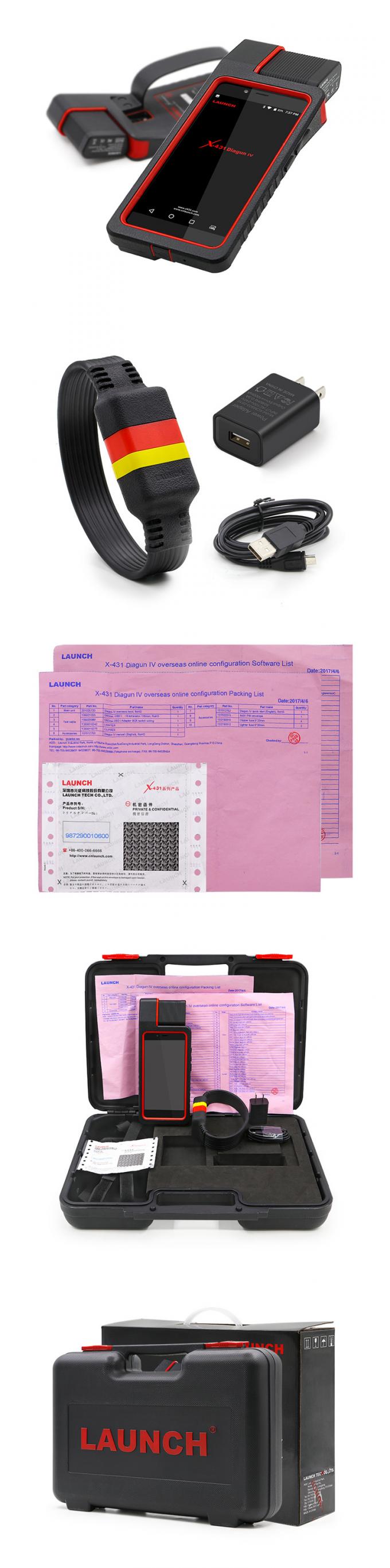 Ayuda completa Bluetooth de la herramienta de diagnóstico del LANZAMIENTO X431 Diagun IV EL ECU/escáner de Wifi X-431 Diagun IV bueno que el diagun iii/3 como