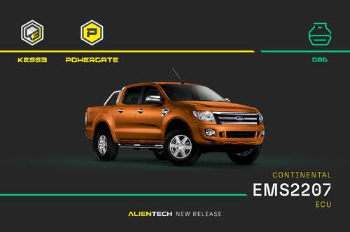 Últimas noticias de la empresa sobre KESS3 actualización 3.29: Protocolo de lectura virtual del OBD para el ECU Continental EMS2207 en las camionetas Ford Ranger