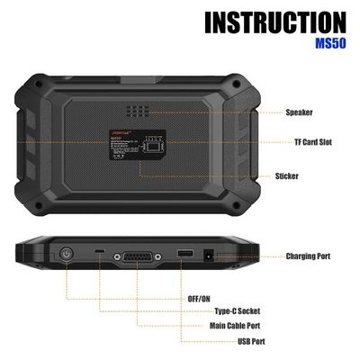 OBDSTAR MS50 Motorcycle Scanner Motorbike Diagnostic Tool Free Update Online