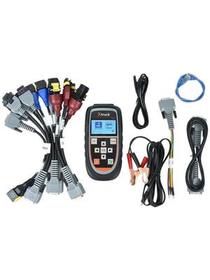 XTRUCK Y006 Euro 6 Truck CAN Diagnostic Tool | NOx, Urea Level, PM & Exhaust Temperature Sensor Tester with CAN Node Search