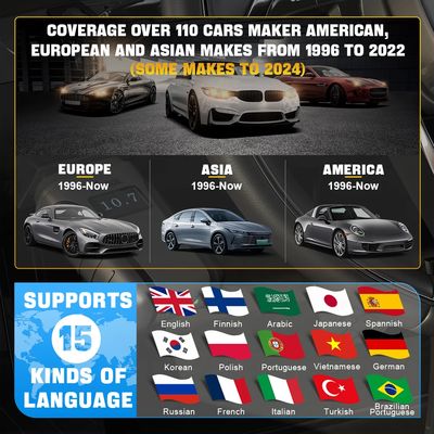 XTOOL Anyscan A30M Bluetooth OBD2 Scanner Car Diagnostic Tools 26+ Reset Service Code Reader FCA AUTOAUTH Lifetime Free Update