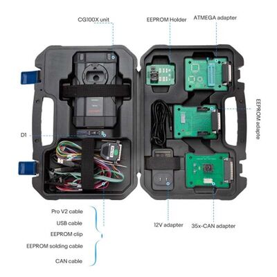 CGDI CG100X Programmer Reset and Chip Reading Support MQB Add RH850 R7F701407 Get Free Pro V2 and D1 D2MQB Adapter
