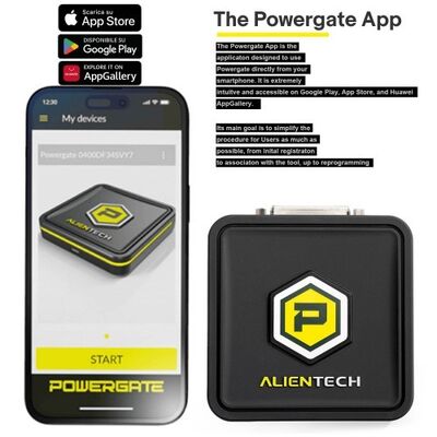 Alientech Powergate with the Powergate App & Powergate Cloud, Customize Vehicle Performance with A Touch on Your Smartphone