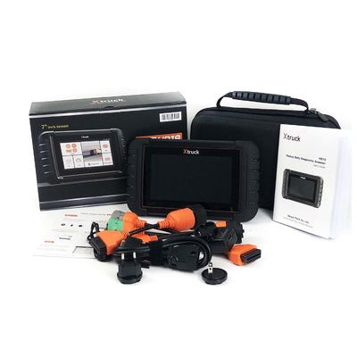 Xtruck HD19 Escaner de diagnóstico de camiones pesados con soporte multilingüe de regeneración de DPF y sistema operativo Android 9.0