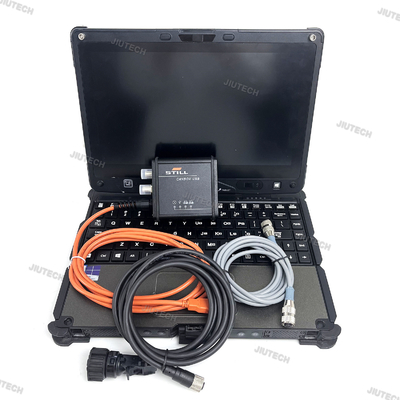 Para el montacargas todavía Canbox 50983605400 Cable de diagnóstico todavía Box puede línea de autobús todavía CANBOX 2 herramienta de diagnóstico con Getac Laptop