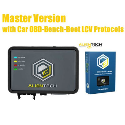 Herramienta de programación de ECU y TCU Alientech KESS V3 KESS3 versión Master con protocolo OBD-Bench-Boot LCV para automóviles