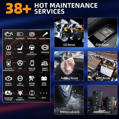 2025 OTOFIX D1 Lite All System Diagnostic Bidirectional Scan Tool with 38+ Special Services Upgrade of MaxiCOM MK808BT MK808 MaxiCheck MX808