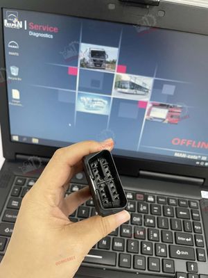 For MAN DIAGNOSTIC TOOL TRUCK INTERFACE Parameter Programming Device WLAN Calibration Monitoring for (M-A-N-CATS3)+CF53 Laptop