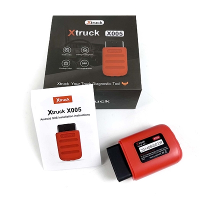 Herramienta de diagnóstico de camiones Xtruck X005 ECU parpadeando para SHACMAN/SINOTRUCK/DongFeng/FAWDE