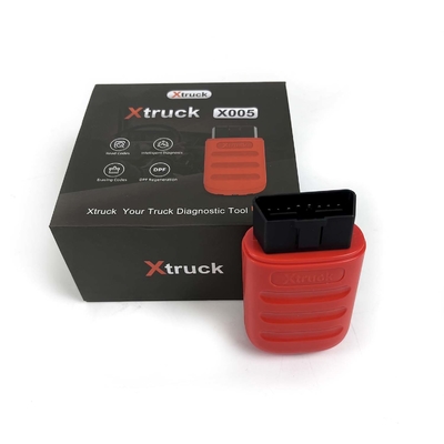Escáner OBD para camiones de servicio pesado Xtruck X005 con 8 modos de prueba OBDII, dos años de actualizaciones gratuitas y lectura de códigos de falla