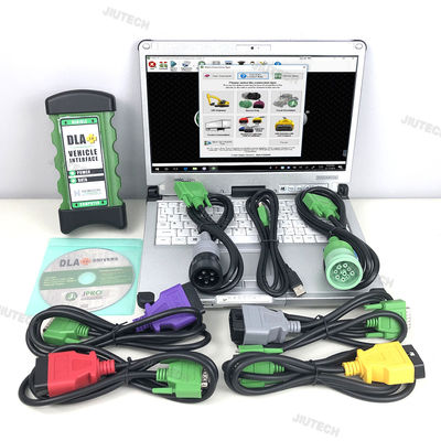 CFC2 laptop + for  dla diagnostic 2024 DLA+2.0 Vehicle Interface Newest Heavy Duty Truck Scanner Diagnostic Tool