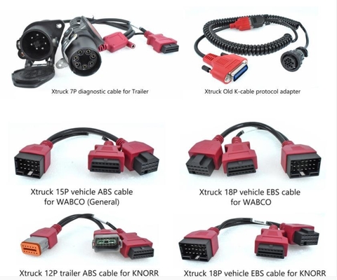 Cables de diagnóstico universales XTRUCK para chasis (para ZF, FAST, EATON)