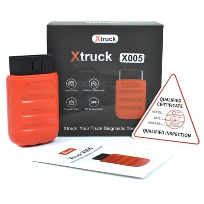 Xtruck X005 Ecu de diagnóstico inteligente de lectura y soporte de destellos para SHAC-MAN SINOTRUK Dong-Feng FAW WEICHAI