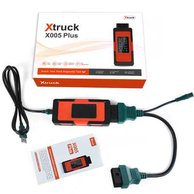 Xtruck X005 Plus Escaneador de diagnóstico de camión Bluetooth para FAWDE SHACMAN SINOTRUK