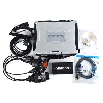 Kit de diagnóstico de trabajo pesado WABCO WDI para remolques camiones autobuses con portátil CF19