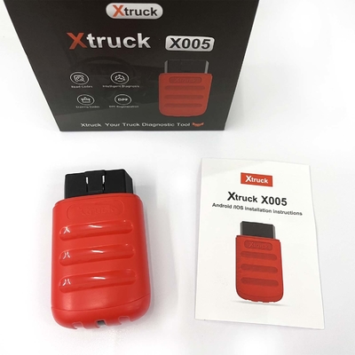 Xtruck X005 Bluetooth 5.1 Herramienta de diagnóstico de camión para FAWDE SHACMAN