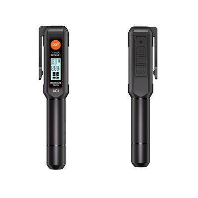 Tester digital de líquido de freno con 155mm*30mm*25mm Tamaño 38.5g Peso y 0~50°C Ambiente de uso para pruebas precisas de aceite de freno