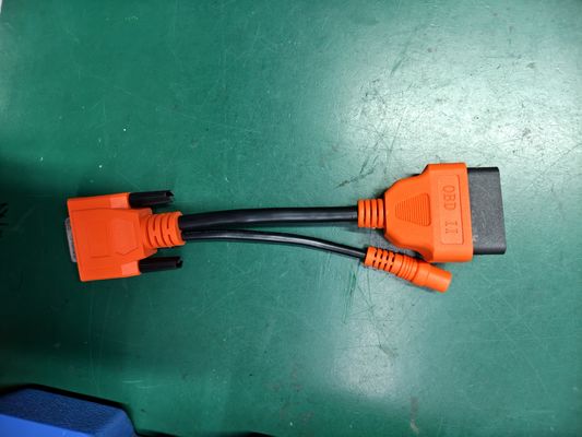 Xtruck Y009 Truck Diagnostic Cable with OBD2 Connect Cable and DG2.5 Interface Cable for Heavy Duty Trucks