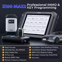 XTOOL X100 MAX2 Key Programmer with J2534 ECU Programming 42+ Maintenance Functions and FCA Autoauth for Professional Automotive Diagnostics