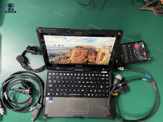 CF53 laptop For Deutz Fahr Tractor Combine Truck Diagnostic Tool SDF D-TechAPP SerDia 4.0 Eol Program key dongle Fahr D-Tech APP