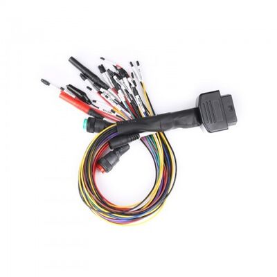 GODIAG Full Protocol OBD2 Jumper Tricore Breakout Cable para la programación de ECU con fuente de alimentación de corriente continua y GND4 independiente GND5
