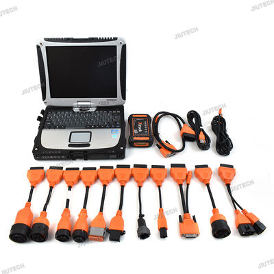 CF19 Laptop++Xtruck Y009 HDD Multi-brands Diagnostic Kit Accessories for Heavy Duty Truck Excavator UD/MACK Vehicles Diagnosis