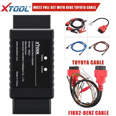 Adaptador XTOOL M822 M821 para Benz All Key Lost para Toyota 8A Programación de Llaves Necesita Trabajar con Programador KC501 para PAD3 X100MAX