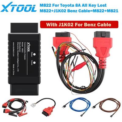 XTOOL M822 M821 Emulador de Llave para Toyota A8 Para Cable Benz Programación de Llave Perdida Totalmente Necesita Trabajar con Programador KC501 para PAD3