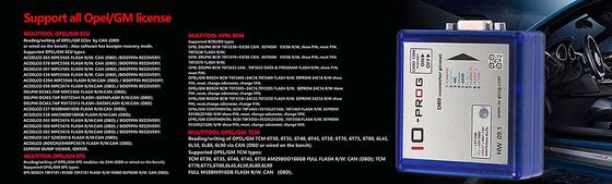 IO-PROG Programmer Add New License Connector Pinout IO Prog Terminal MultiTool Device for OPEL/G-M ECU BCM TCM EPS