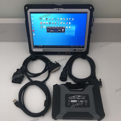 Último SUPER MB Pro M6 + Diagnóstico V CI con Multiplexer XENTRY para Benz Car Truck herramienta de diagnóstico y CF33 Tablet