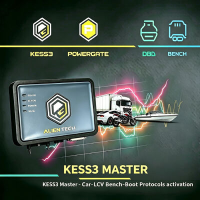 AlienTech KESS V3 ECU TCU Herramienta de programación OBD para automóviles Protocolo Dispositivo de diagnóstico LCD ECU Chip Tuning Herramienta de remapeo en línea