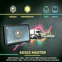 Programador ECU Alientech KESS3 con ajuste de arranque de banco OBD, soporte multilingüe y modo maestro o esclavo