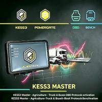 Programador maestro ECU AlienTech KESS3 con diagnóstico de vehículos multiprotocolo, desactivación de válvula EGR y ajuste de banco/arranque OBD