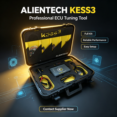 Programador de ajuste de ECU Alientech KESS V3 con soporte multiprotocolo, master/slave actualizable y procesamiento de datos 10 veces más rápido