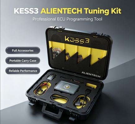 Herramienta de ajuste de ECU Alientech KESS V3 con soporte multiprotocolo y procesamiento 10 veces más rápido para ajuste de banco OBD y arranque