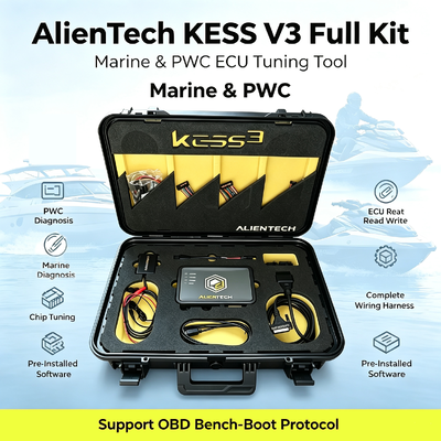 Dispositivo de diagnóstico programador de ECU Alientech KESS3 con ajuste marino PWC OBD Bench Boot y suscripción gratuita de 12 meses