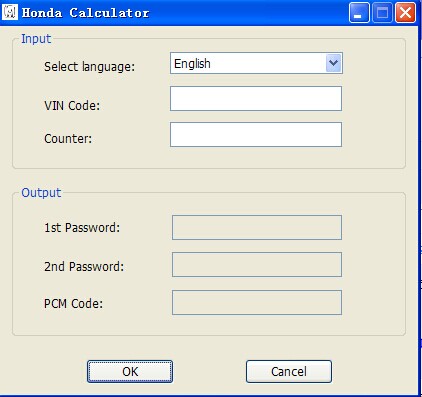 calculadora del código del pcm del immo de los hds de Honda